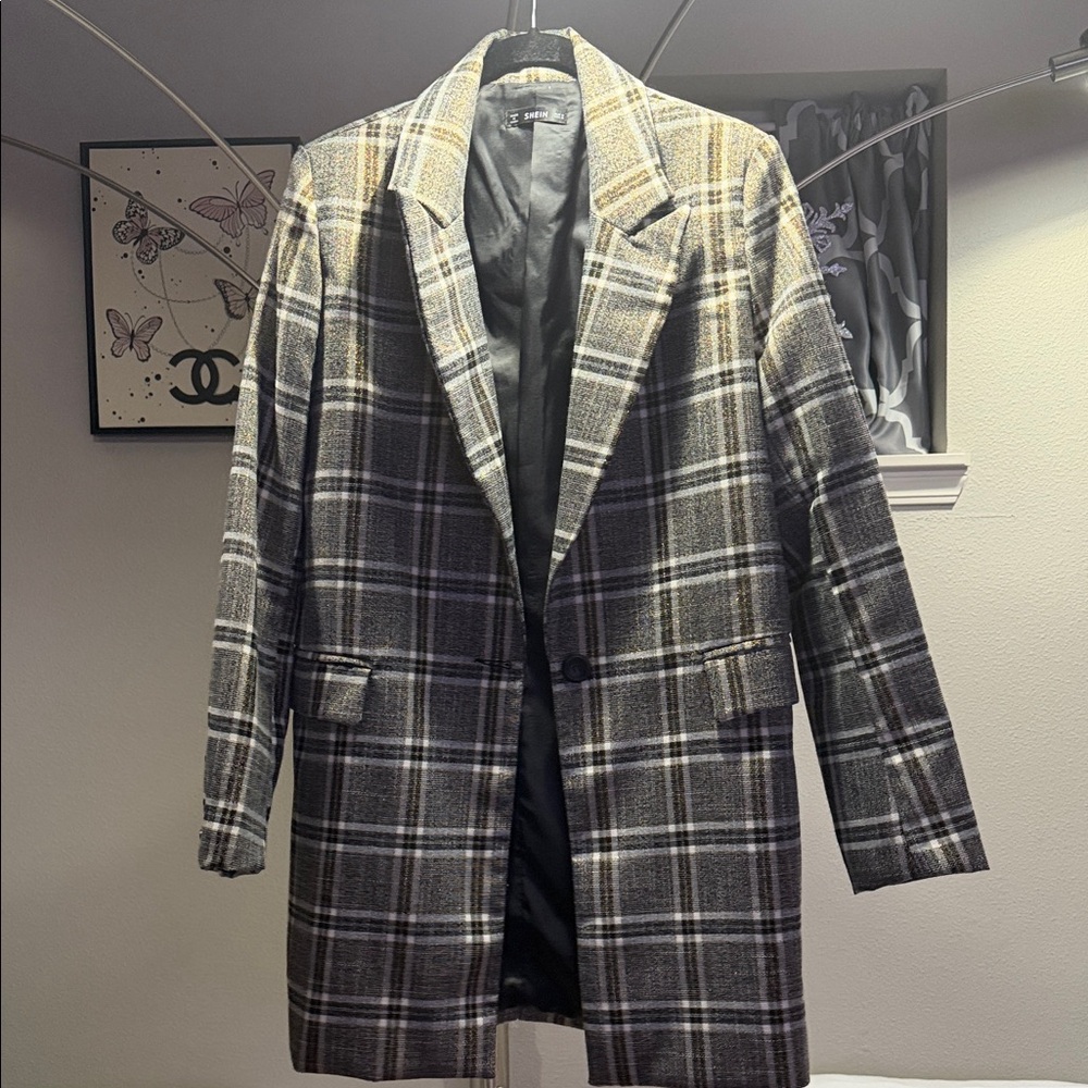 Plaid women’s Coat
